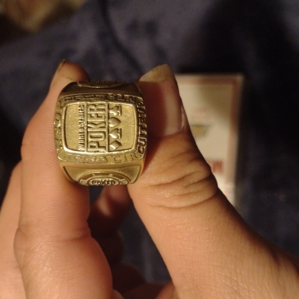 WSOP 18K GOLD 2017-2018 CHAMPIONSHIP RING
